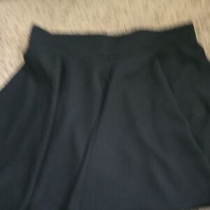 Chic Black Skater Skirt